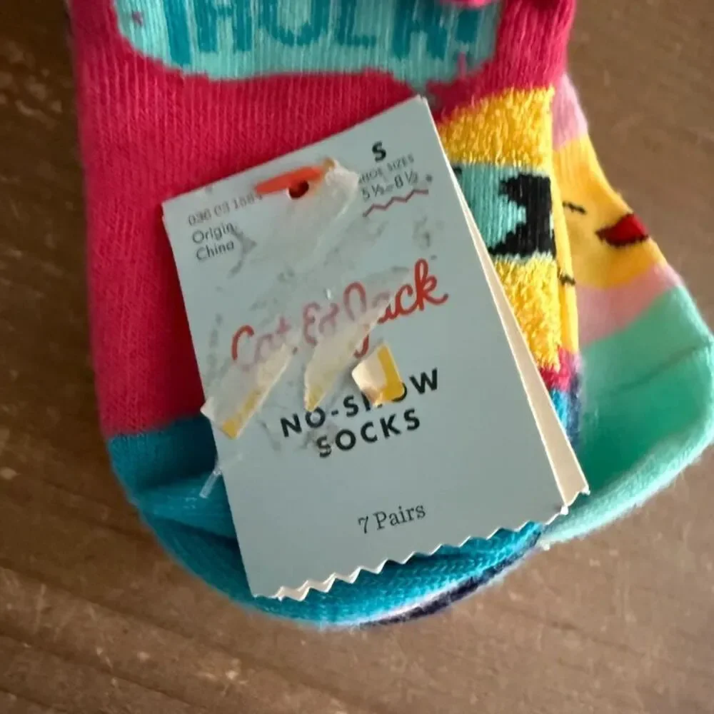 Cat & Jack emoji socks size small